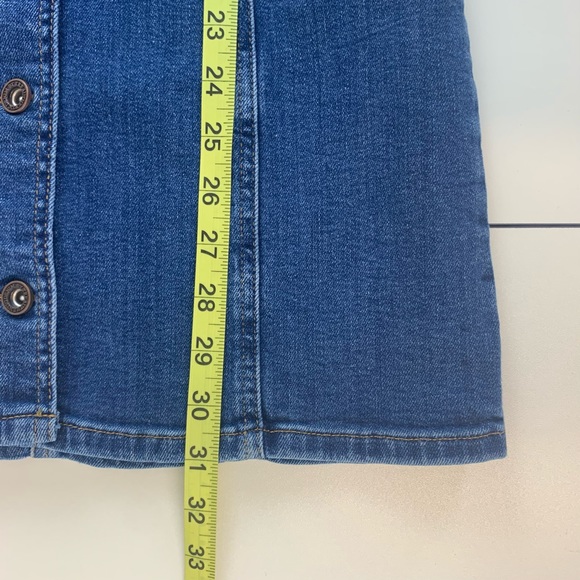 Zara Authentic Denim by TRF Women’s Denim Button Closure Mini Dress Size Small - Picture 12 of 16